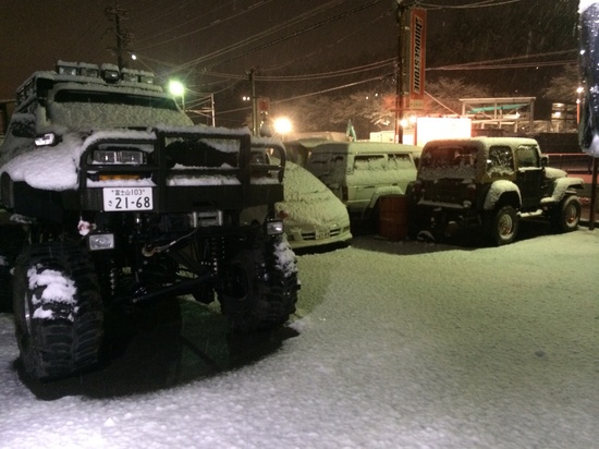 雪だ!!