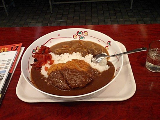 でか皿カレー